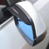 2PCS Suzuki Swift Side Mirror Rain Visors – Carbon Fibre Style