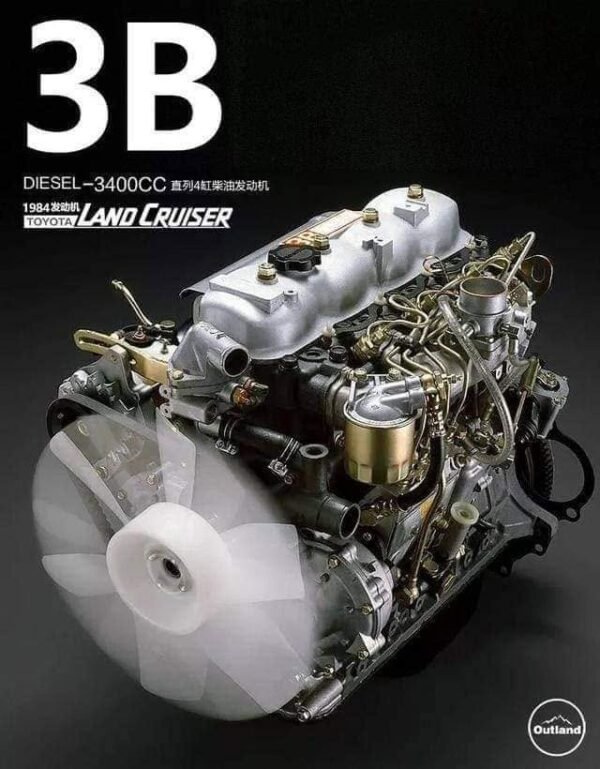 Toyota B-series (B, 3B, and 13B-T) 4-Cylinder Diesel Engine